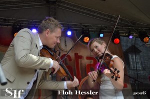 HARALD HAUGAARD und HELENE BLUM beim Rudolstadt-Festival 2016